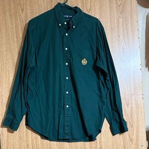 Ralph Lauren Dark Green Men's Button Down Shirt